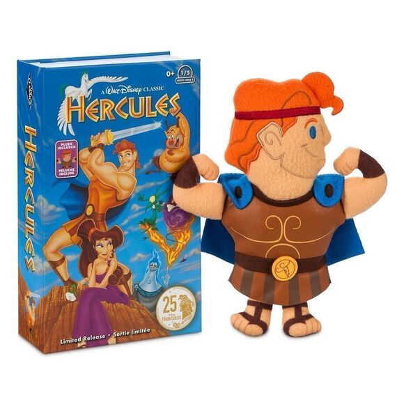 NEW Hercules Movie 2 VHS Pins & Plush Set VHS CLAMSHELL Cases Disney SHIPS NOW! - Picture 6 of 11